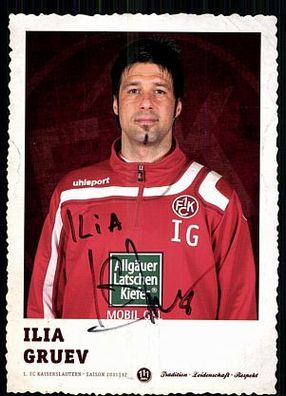 Ilia Gruev 1 FC Kaiserslautern 2011-12 Original Signiert + A 87839
