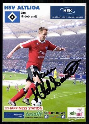 Jan Hildebrandt Hamburger SV Autogrammkarte Original Signiert + A 87741