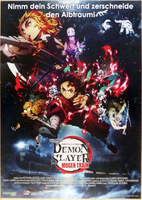 Demon Slayer - The Movie: Mugen Train - Original Kinoplakat A1 - Filmposter