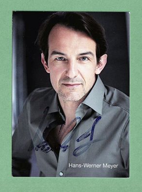 Hans Werner Meyer ( deutscher Schauspieler ) persönlich signiert
