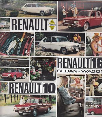 Renault 10 & 16, Prospekt