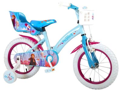 14 Zoll Fahrrad Mädchenfahrrad Kinderfahrrad Rad Bike Frozen die Eiskönigin Elsa