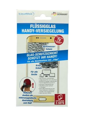 LiquiGlas Flüssigglas Handy Versiegelung Glas Kratz Schützt Germany alle Geräte