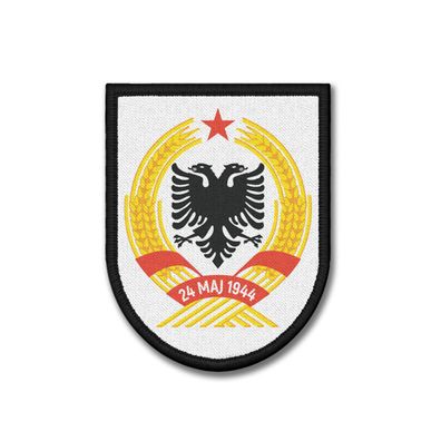 Sozialistische Volksrepublik Albanien RPSSh Staat Sowjetunion Klett Wappen#37552