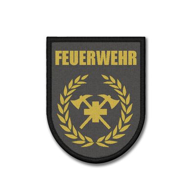 Patch Schweizer Feuerwehr Miliz Abzeichen Ehrenabzeichen Retten 9x7cm#37264