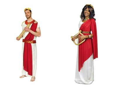 Kostüm Griechin Grieche Damen Herren Antike Gott Göttin Römer Karneval Fasching