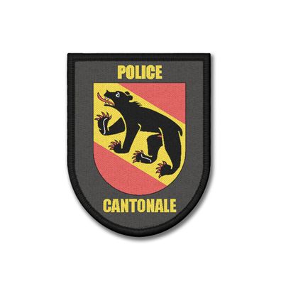 Patch Police Cantonale Bern Schweiz Schweizer Kantonspolizei 9x7cm#37275