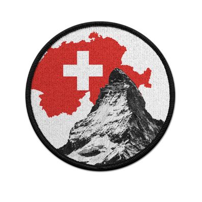 Patch Schweiz Matterhorn Schweizer Wahrzeichen Sehenswürdigkeit 90mm#37276