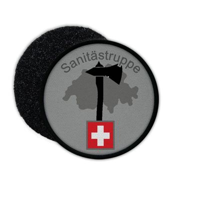 Sanitätstruppe Swiss Patch Barett Abzeichen Ersthelfer Erstehilfe #37213