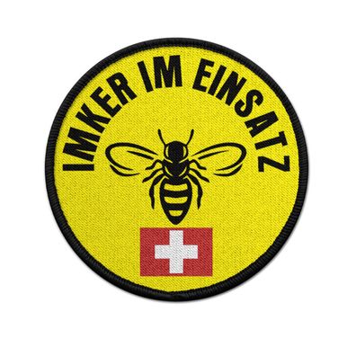 Patch Imker Schweiz Bienen CH Imkerei Aufnäher Bienenstock Volk #36822
