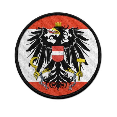 Bundesheer Adler Wappen Patch Rund 7cm Österreich Austria Militär Truppe #37115