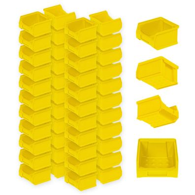 48x Sichtbox"PROFI" LB 6, LxBxH 100x100x60 mm, Inhalt 0,3 Liter, gelb