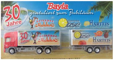Bayla Säfte Nr.12 - 30 Jahre Getränke - Scania - Hängerzug