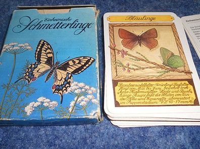 Kartenspiel/ Quartettspiel - Einheimische Schmetterlinge