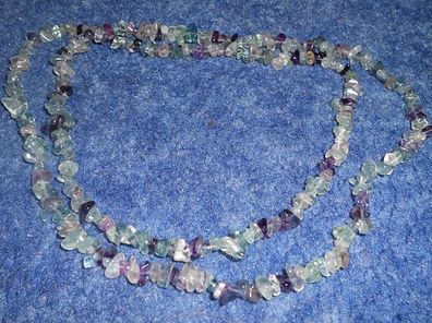 Perlenkette mit Glasperlen Länge 90cm ohne Verschluß