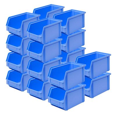 20x Sichtbox "CLASSIC" FB 4, LxBxH 230/200x140x122 mm, Inhalt 3,7 Liter, blau