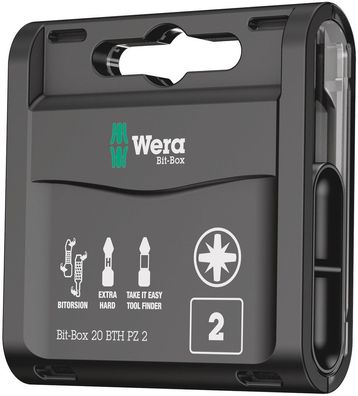 Wera Bit-Box 20 BTH PZ, PZ 2 x 25 mm, 20-teilig 05057762001