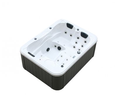 XXL Luxus Hot Tub Whirlpool Spa Outdoor Pool LED Außenwhirlpool Vollausstattung XL