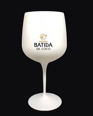 Batida de Coco Satinglas weiss - Longdrinkglas bekannt vom Bachelor RTL