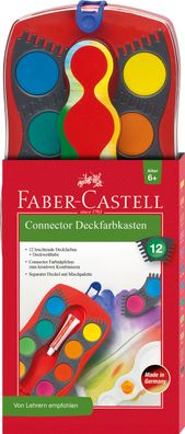 FABER Castell Farbkasten Connector 125030 12Farben