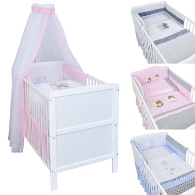 Baby Junge-Baby Girl Kinderzimmer Bettwäsche Set-Fit Bett mit Matratze 120x60 und 140x70 