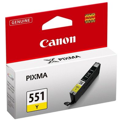 Canon CLI 551 Y Druckerpatrone * NEU* 6511B001AA CLI551 Yellow Gelb