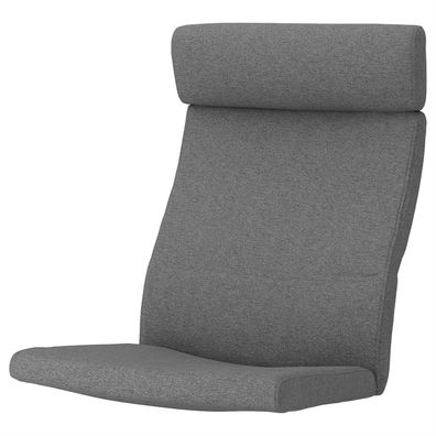 IKEA POÄNG Bezug für Sessel Stuhl Schwingsessel Schaukelstuhl Lysed grau Neu