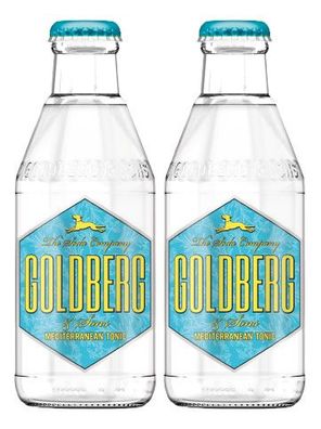 Goldberg Mediterranean Tonic Water 2er Set - 2x 200ml inkl. Pfand Mehrweg