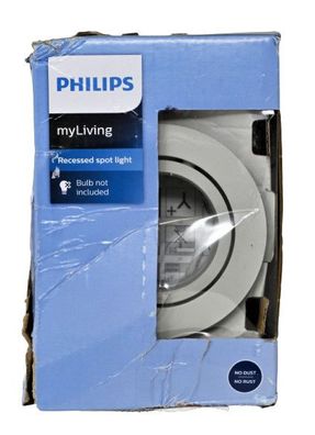 Philips Enneper Einbaustrahler, Fassung GU10 grau (Energieklasse A + + ]