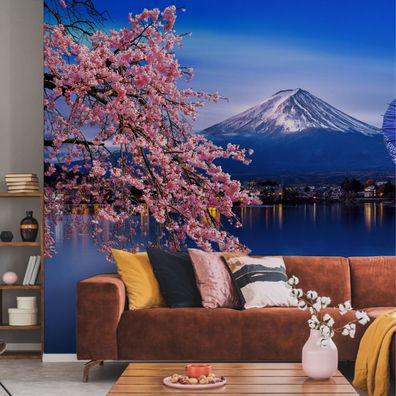 Muralo Selbstklebende Fototapeten XXL Wohnzimmer Japan Berg Fuji 3D 2756