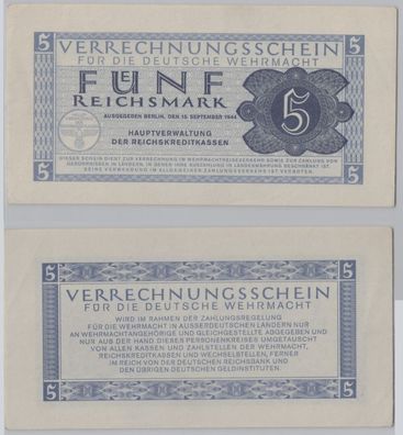 5 Reichsmark Verrechnungsschein für die deutsche Wehrmacht 1944 Ro. 512 (144686)