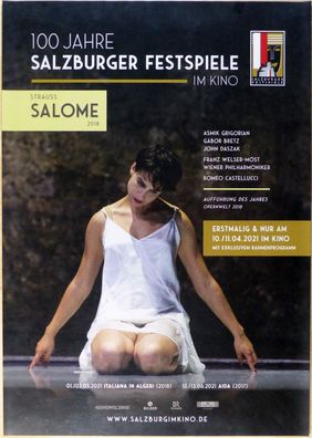 Salome - 100 Jahre Salzburger Festspiele - Original Kino-Plakat A1 - Poster