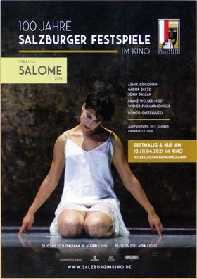 Salome - 100 Jahre Salzburger Festspiele - Original Kino-Plakat A3 - Poster