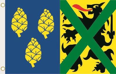 Fahne Flagge Alveringem (Belgien) Hissflagge 90 x 150 cm