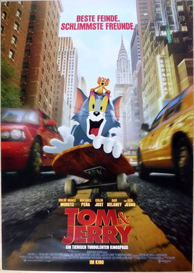 Tom & Jerry - Original Kinoplakat A0 - Chloë Grace Moretz, Michael Peña - Filmposter