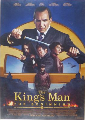 The King´s Man - The Beginning - Original Kinoplakat A1 - Ralph Fiennes - Filmposter