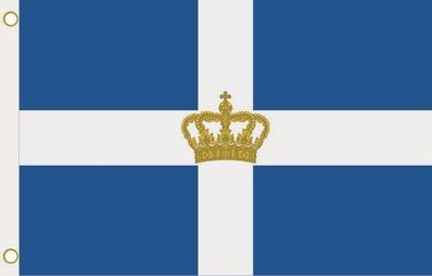 Fahne Flagge Königreich Griechenland Hissflagge 90 x 150 cm