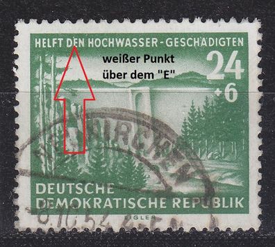 Germany DDR [1954] MiNr 0431 III ( OO/ used ) Plattenfehler