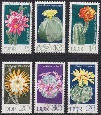 Germany DDR [1970] MiNr 1625-30 ( OO/ used ) Blumen
