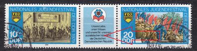 Germany DDR [1979] MiNr 2426-27 WZd412 F26 ( OO/ used ) [02] Plattenfehler