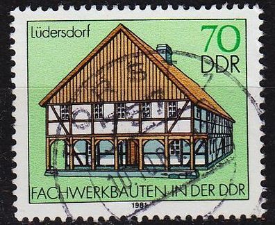 Germany DDR [1981] MiNr 2628 ( OO/ used ) Bauwerke