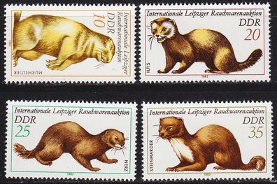 Germany DDR [1982] MiNr 2677-80 ( * */ mnh ) Tiere