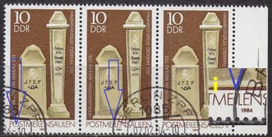 Germany DDR [1984] MiNr 2853 I + II ( O/ used ) Plattenfehler