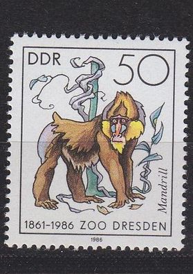 Germany DDR [1986] MiNr 3021 ( * */ mnh ) Tiere