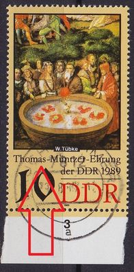 Germany DDR [1989] MiNr 3270 I ( OO/ used ) [01] Plattenfehler