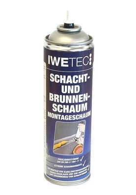 Iwetec Schacht- und Brunnenschaum Montageschaum 500 ml