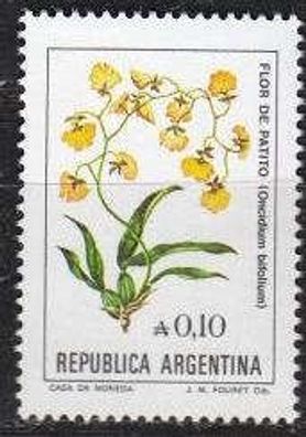 Argentinien Argentina [1985] MiNr 1753 ( * */ mnh ) ex Blumen