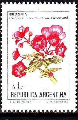 Argentinien Argentina [1985] MiNr 1757 ( * */ mnh ) ex Blumen