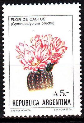 Argentinien Argentina [1987] MiNr 1855 ( * */ mnh ) ex Blumen TOP