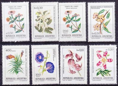 Argentinien Argentina [Lot] 06 ( * */ mnh ) ex Blumen Schön